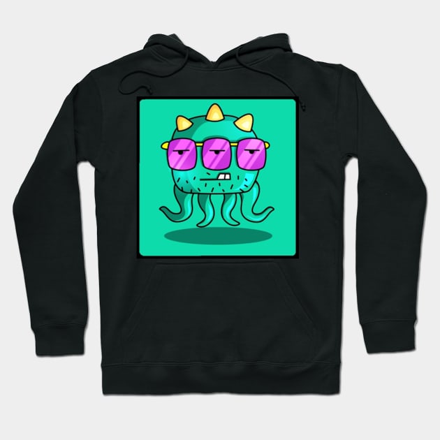 triple eye squid Hoodie by gamecard456.doom